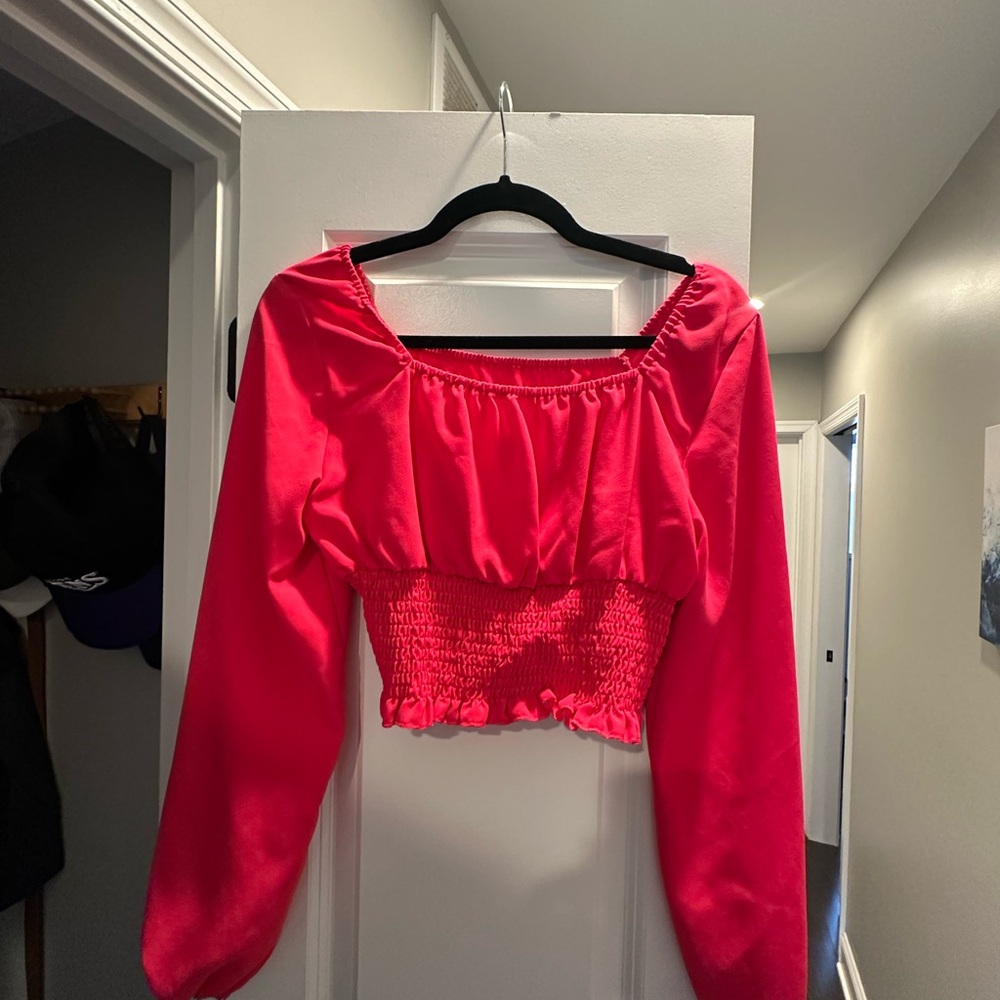 SHEIN Vibrant Red Crop Top - Moving Sale - Everything Must Go - ACCEPTING OFFERS